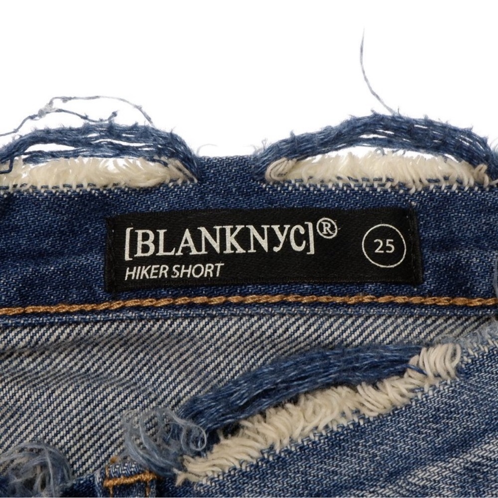 Hiker Shorts Size 25 Womens Cotton Distressed Released Hem - Picture 6 of 10